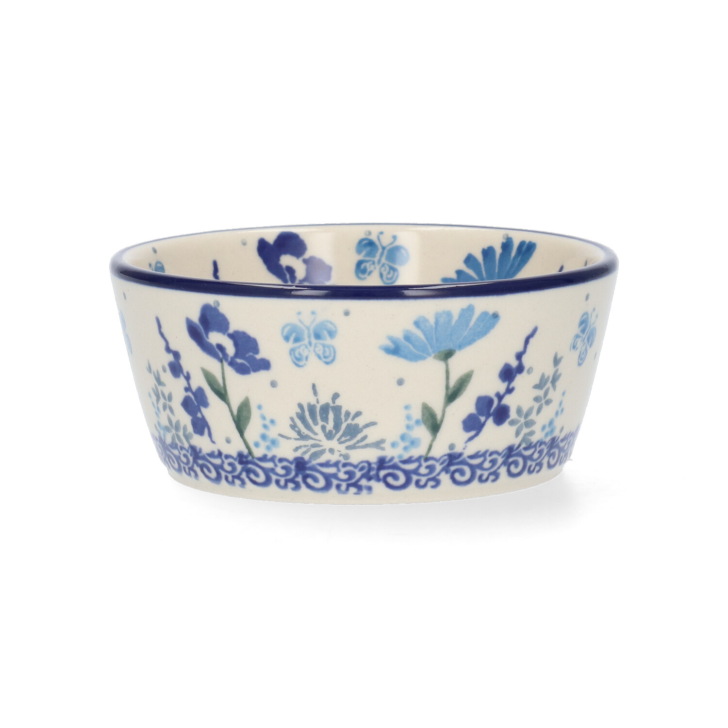 Bunzlau Strak schaaltje 180ml Ø10 (2484) - Flower Meadow (3302)