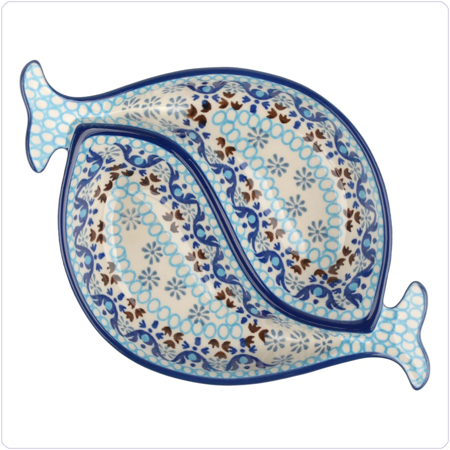 Bunzlau Duo visschaaltje (2489) - Marrakesh (1026)