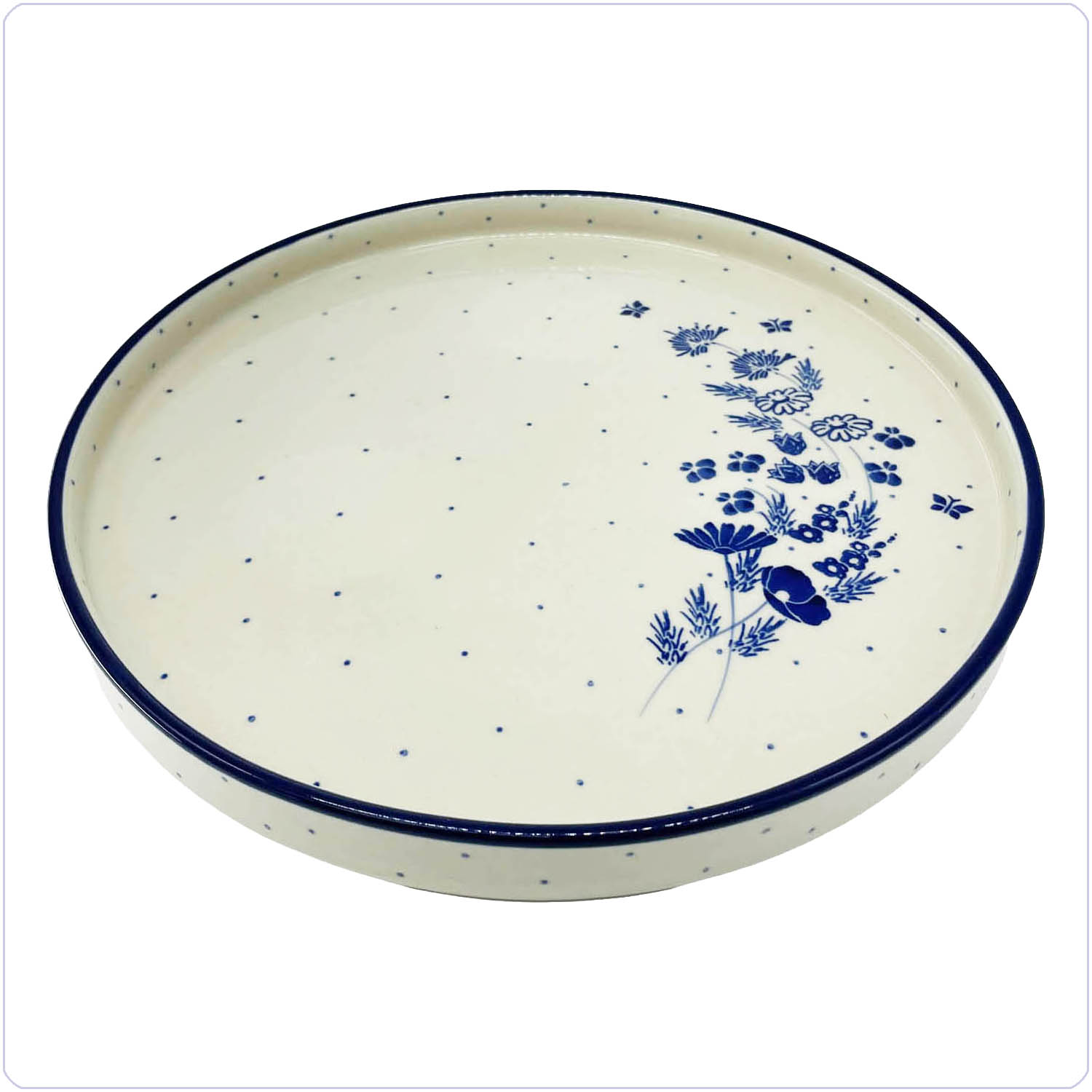 Bunzlau Bord met rand Ø25,5cm (2493) -  (2880)