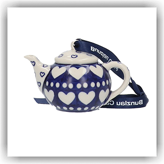 Bunzlau Kerstboomhanger TP (2588) - Blue Valentine (375E)