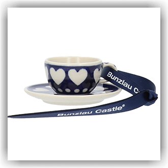 Bunzlau Kerstboomhanger K&S (2589) - Blue Valentine (375E)