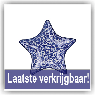 Bunzlau Theetipje Ster (2657) - Indigo (2396)