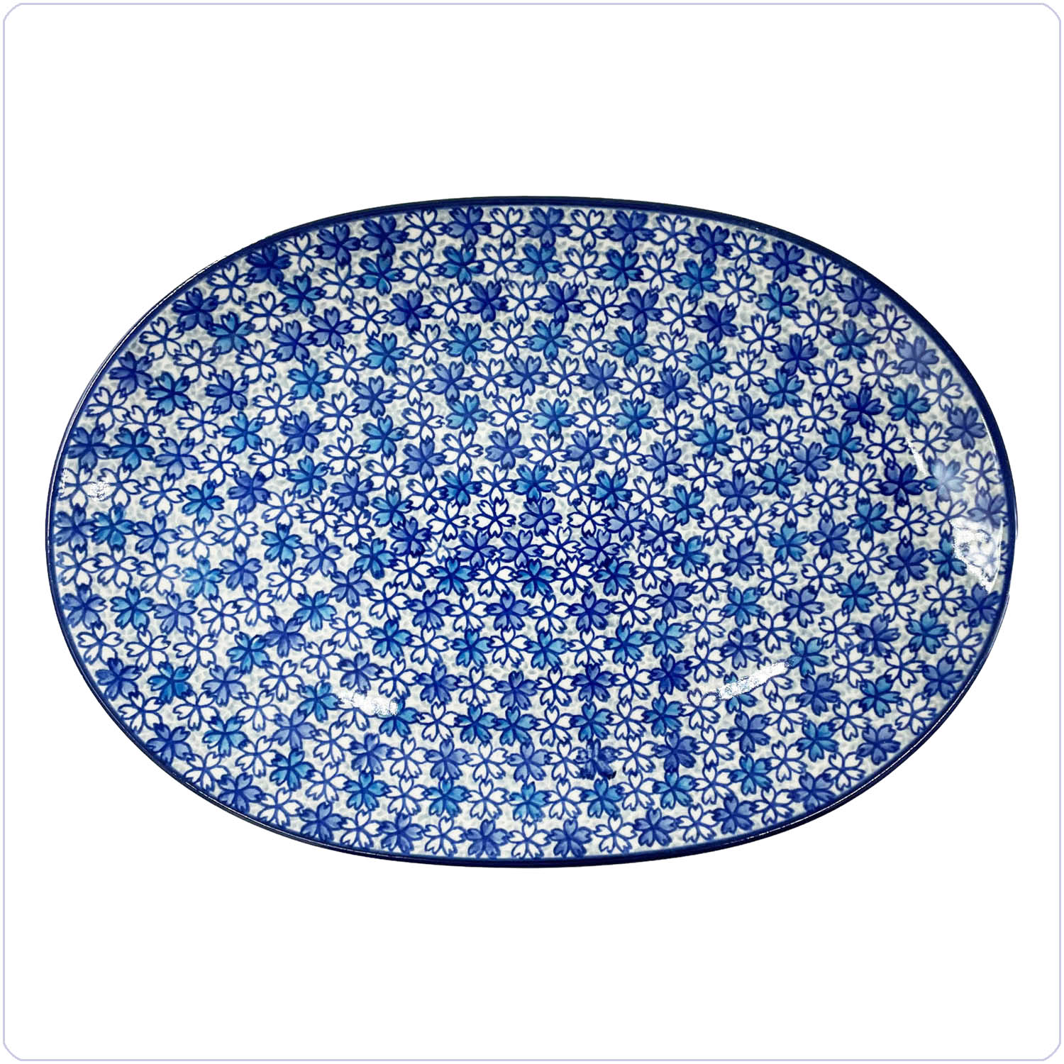 2668 Wijd ovaal bord 31,5x22cm 3457