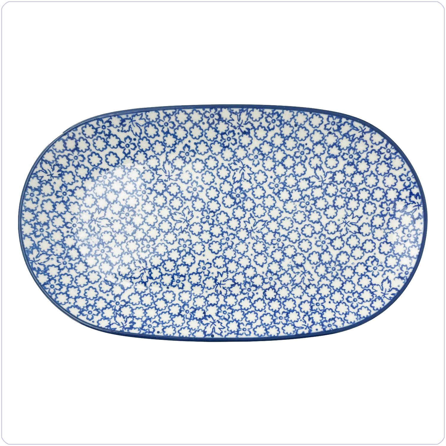 Bunzlau Ovaal bord 27,5x16cm (2672) -  (3355)