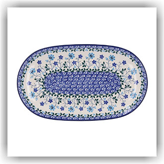 Bunzlau Ovale schotel 25,5x15cm (2673) - Spring Hill (2785)