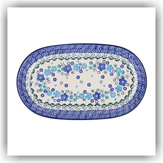Bunzlau Ovale schotel 25,5x15cm (2673) - Blossom Breeze (3396)