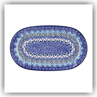 Bunzlau Ovale schotel 25,5x15cm (2673) - Porto (3403)