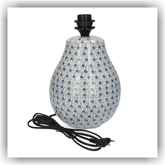 Bunzlau Lamp exclusief kap (2685) - Flower Fountain (2068)