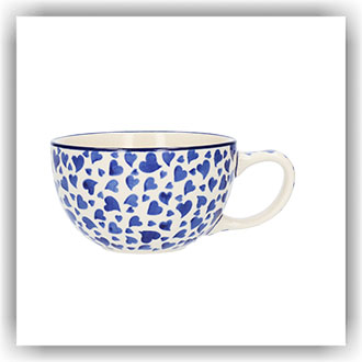 Bunzlau Cappuccino/Thee mok (2689) - Dancing Hearts (3411)