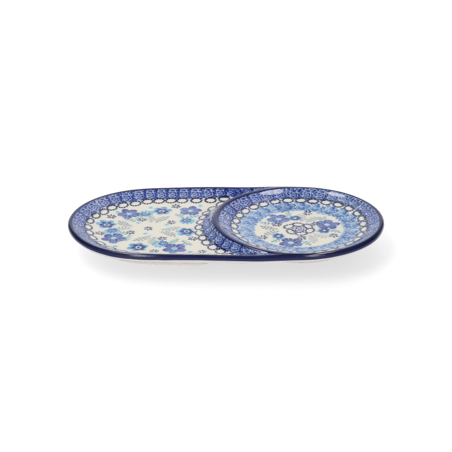 Bunzlau Schotel met uitsparing (2690) - Floral Ballet (3397)