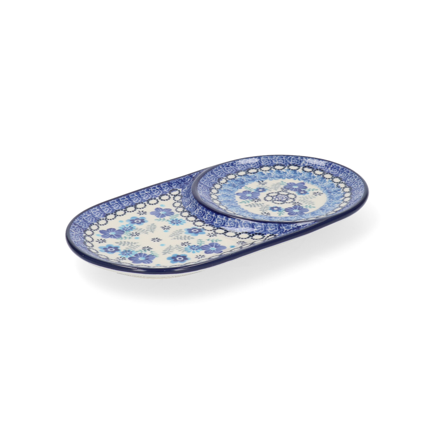 Bunzlau Schotel met uitsparing (2690) - Floral Ballet (3397)