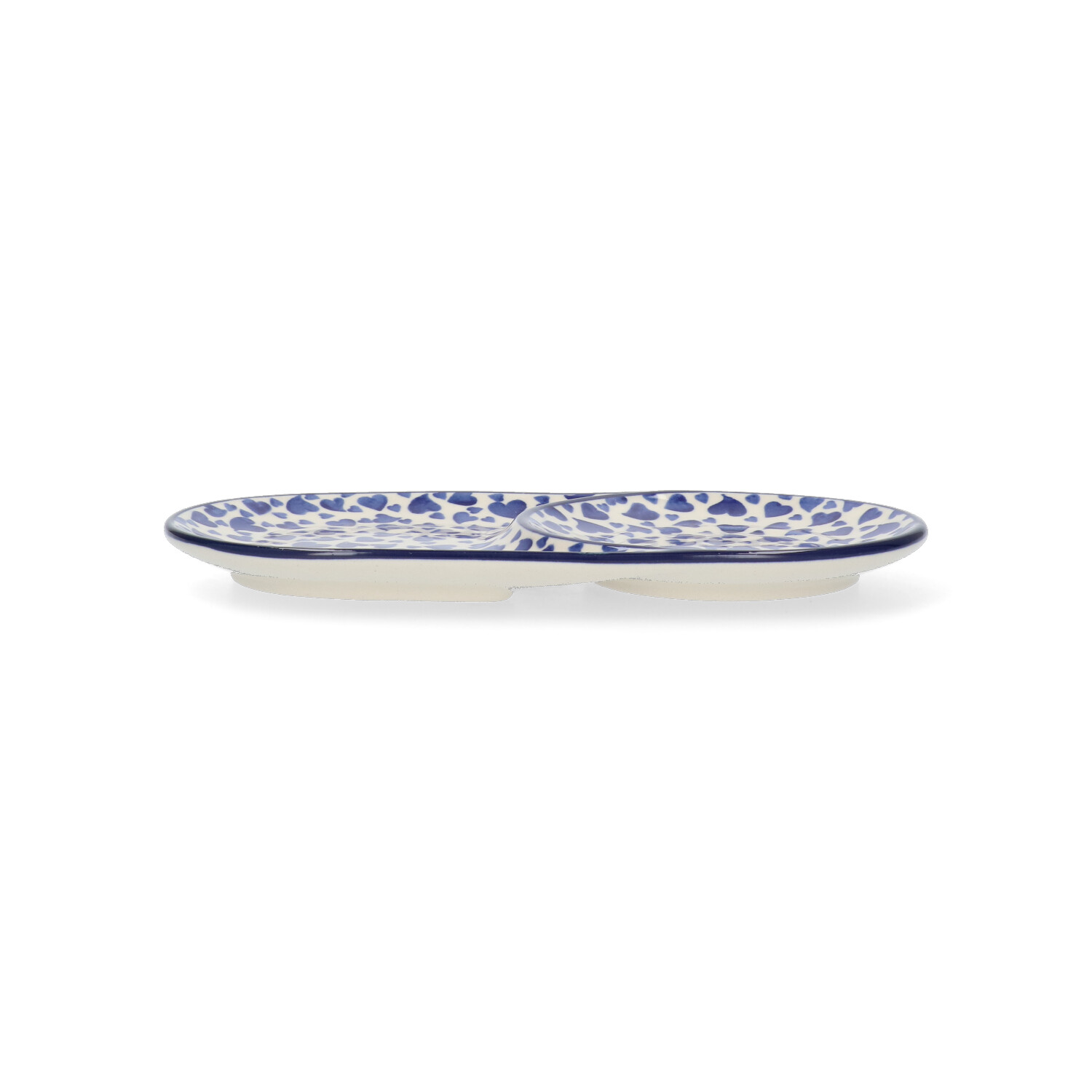 Bunzlau Schotel met uitsparing (2690) - Dancing Hearts (3411)