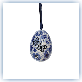 Bunzlau Paasei aan lint (2693)