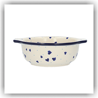 Bunzlau Soepkom platte oren (2699) - Hearts (2874)