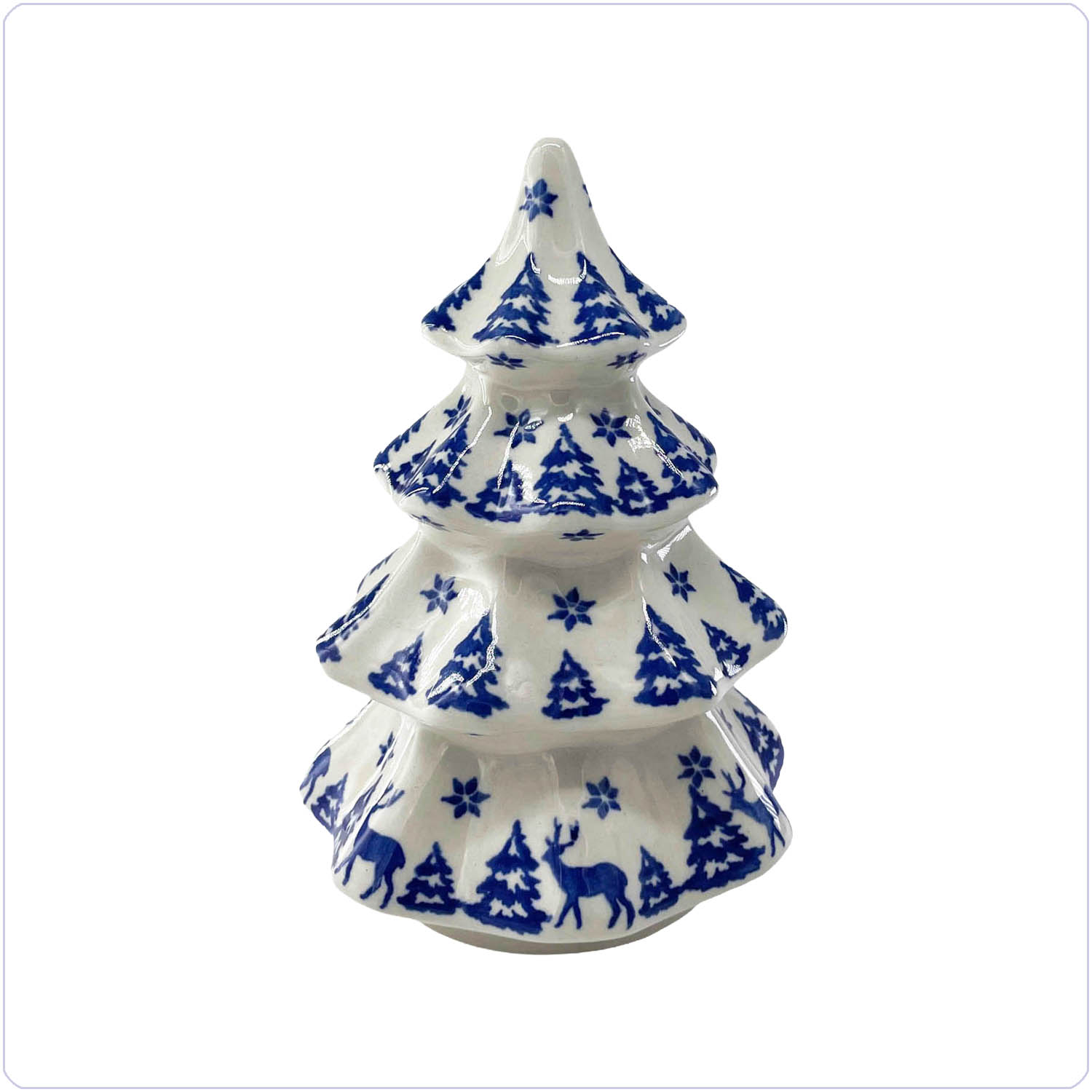 2703 Kerstboom theelicht 16,5cm<br />1931 Reindeer