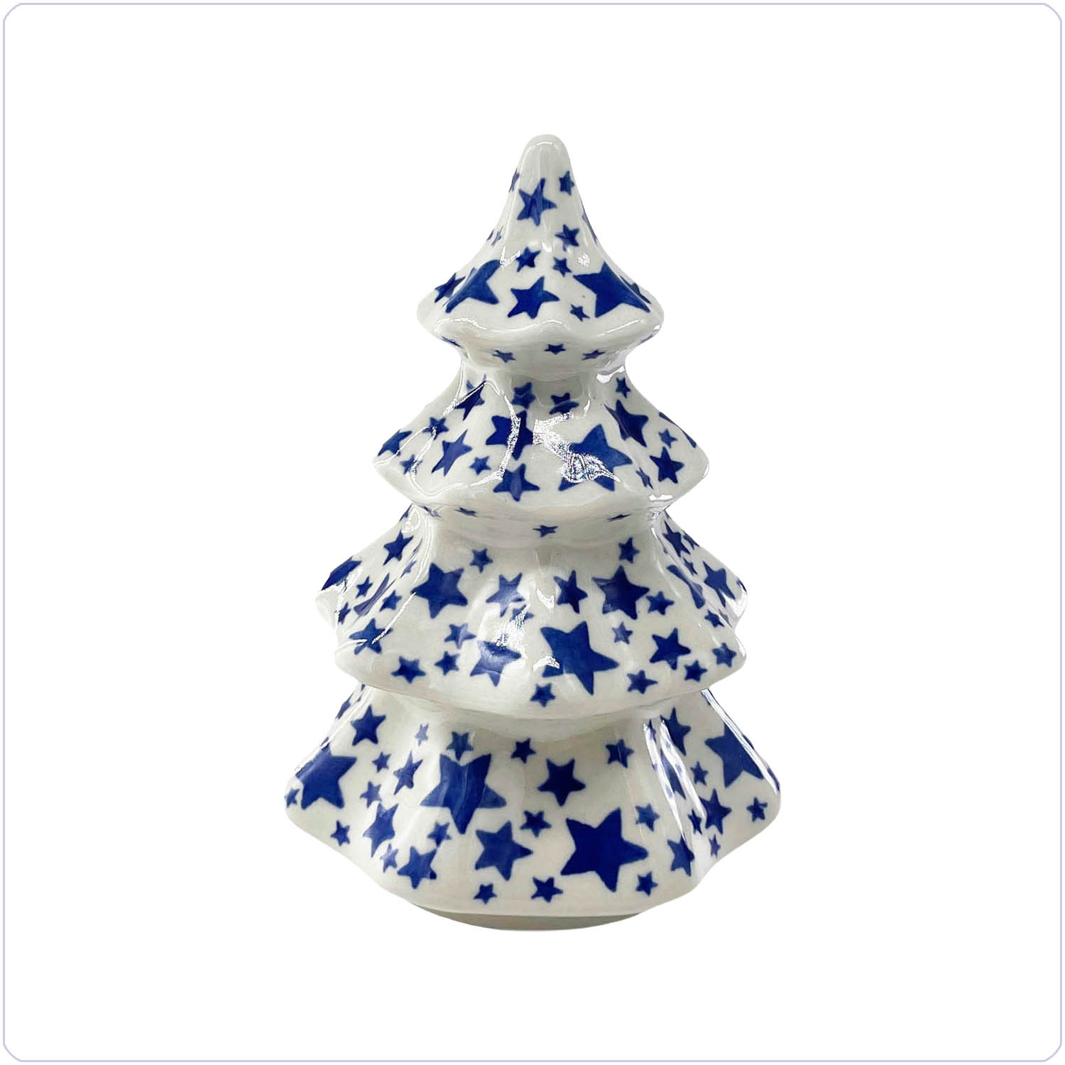 2703 Kerstboom theelicht 16,5cm<br />359A White Stars