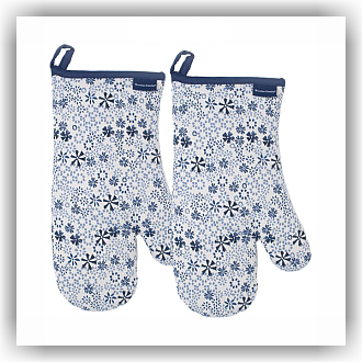 Bunzlau Setje ovenwanten Indigo Lace (3919)