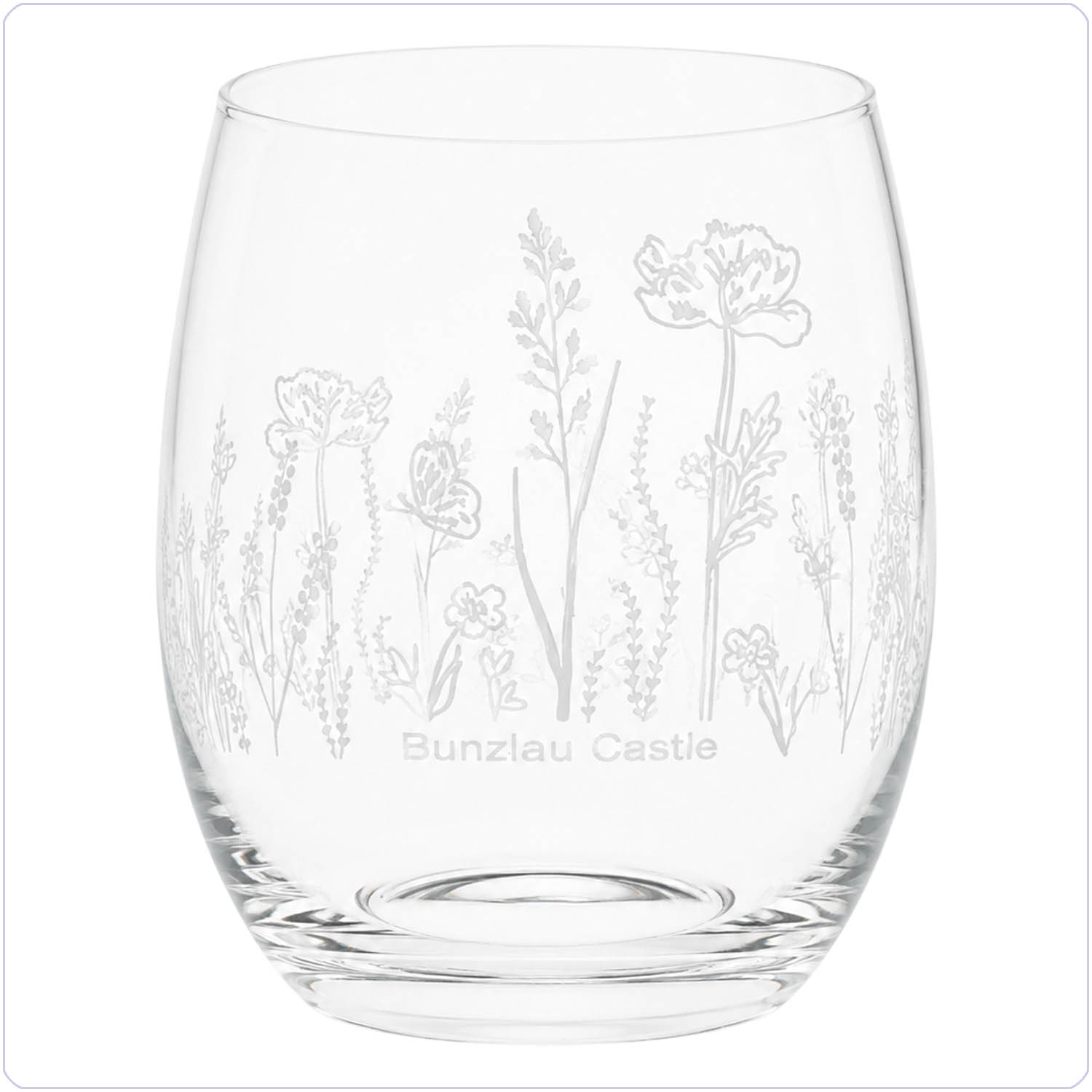 Bunzlau Waterglas - Wild Flowers 300ml (5175)