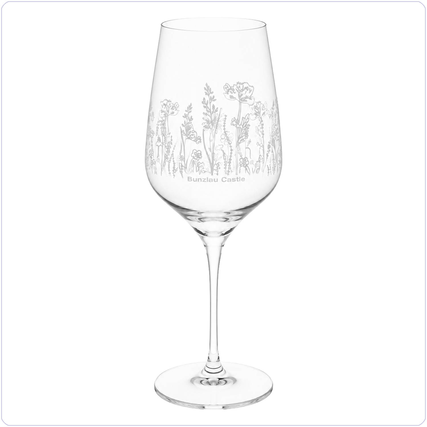 Bunzlau Rode wijn glas Wild Flower 460ml (5178)