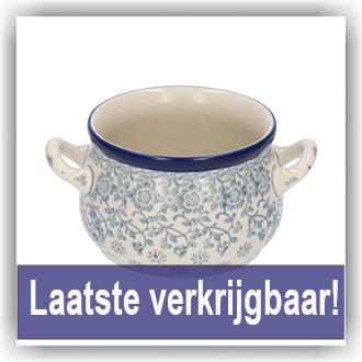 Bunzlau Soepkom met handvaten (601016) - Ocean Breeze (2684)