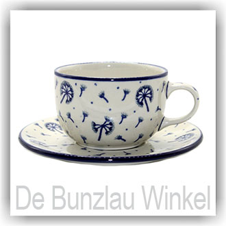 Bunzlau Kop & schotel 240ml (601768) - Paardenbloemen (2550)