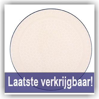 602353 Groot pizzabord Ø33cm<br />2324 White Lace