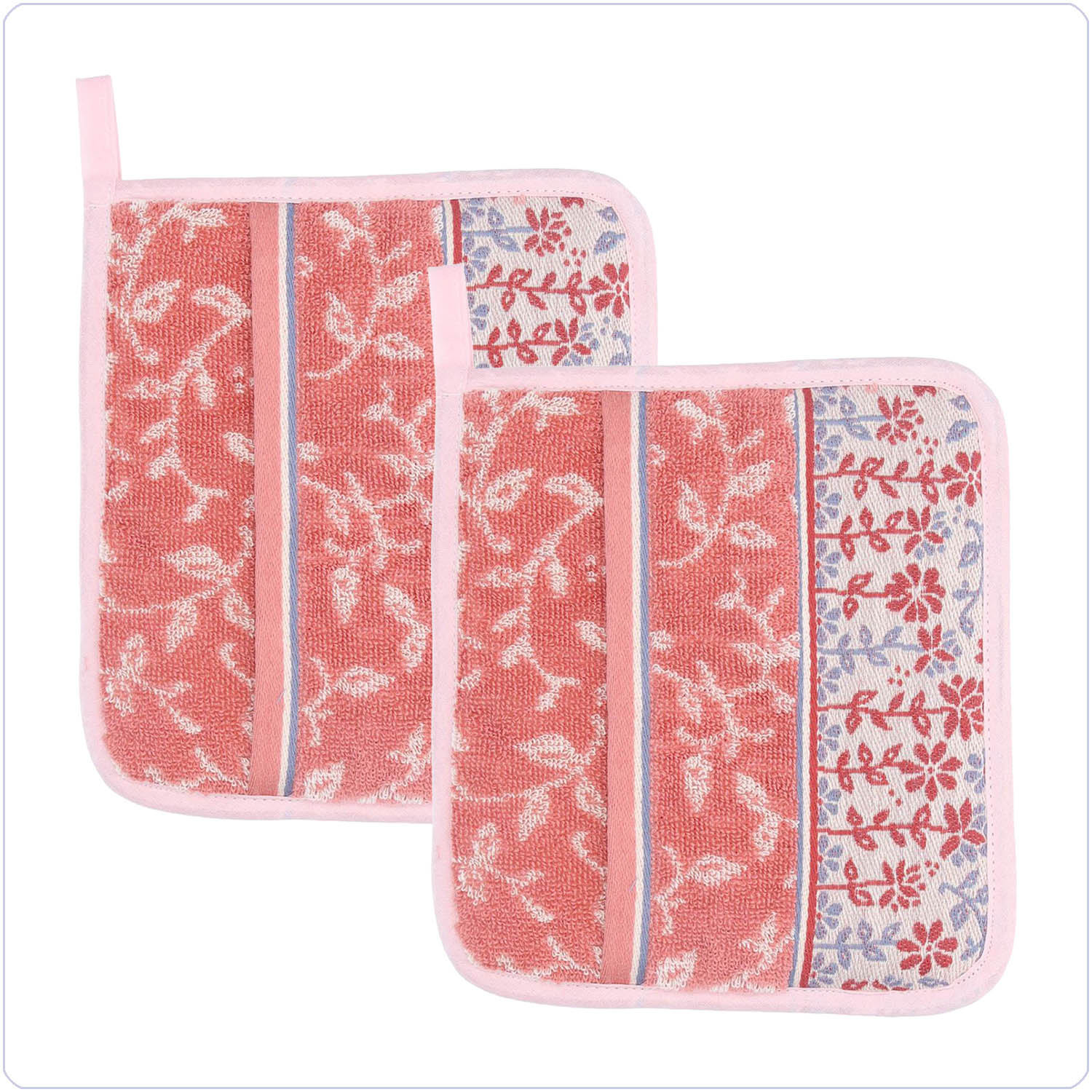 Bunzlau Setje pannenlappen Daydream roze (6405)