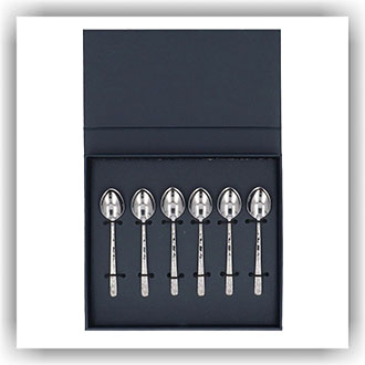 Bunzlau 6 korte koffielepeltjes in cassette (8123)