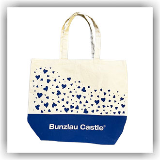 Bunzlau Katoenen Tas Hearts (9121)