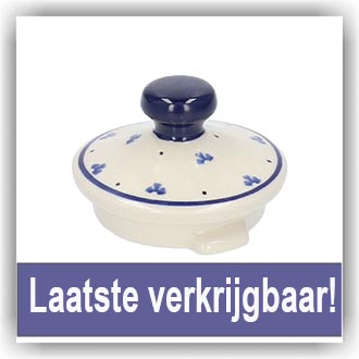 Bunzlau Losse deksel - strak 1000ml (9983) - Belle Fleur (1829)