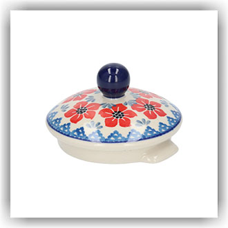 Bunzlau Theepotdeksel 1300ml (9997) - Red Violets (1960)