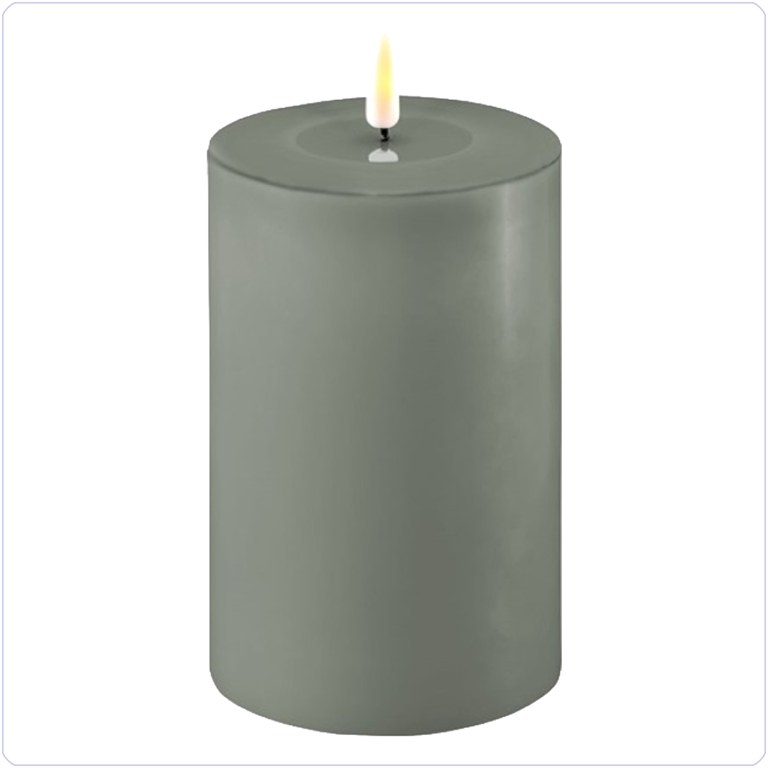 Bunzlau Kaars 10x15cm (H115) - Salie (111S)