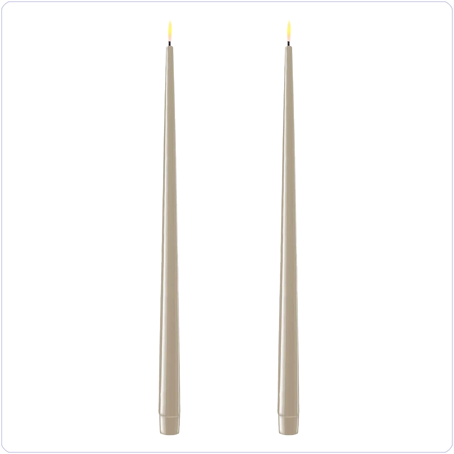 H238 Set dinerkaarsen 38cm