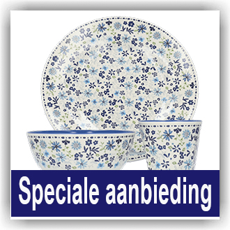 Bunzlau 1x setje - Melamine Garden Delight (MGD1)