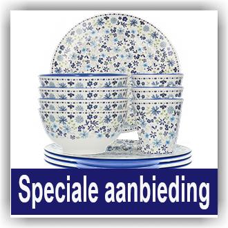 MGD4 4x setje - Melamine Garden Delight