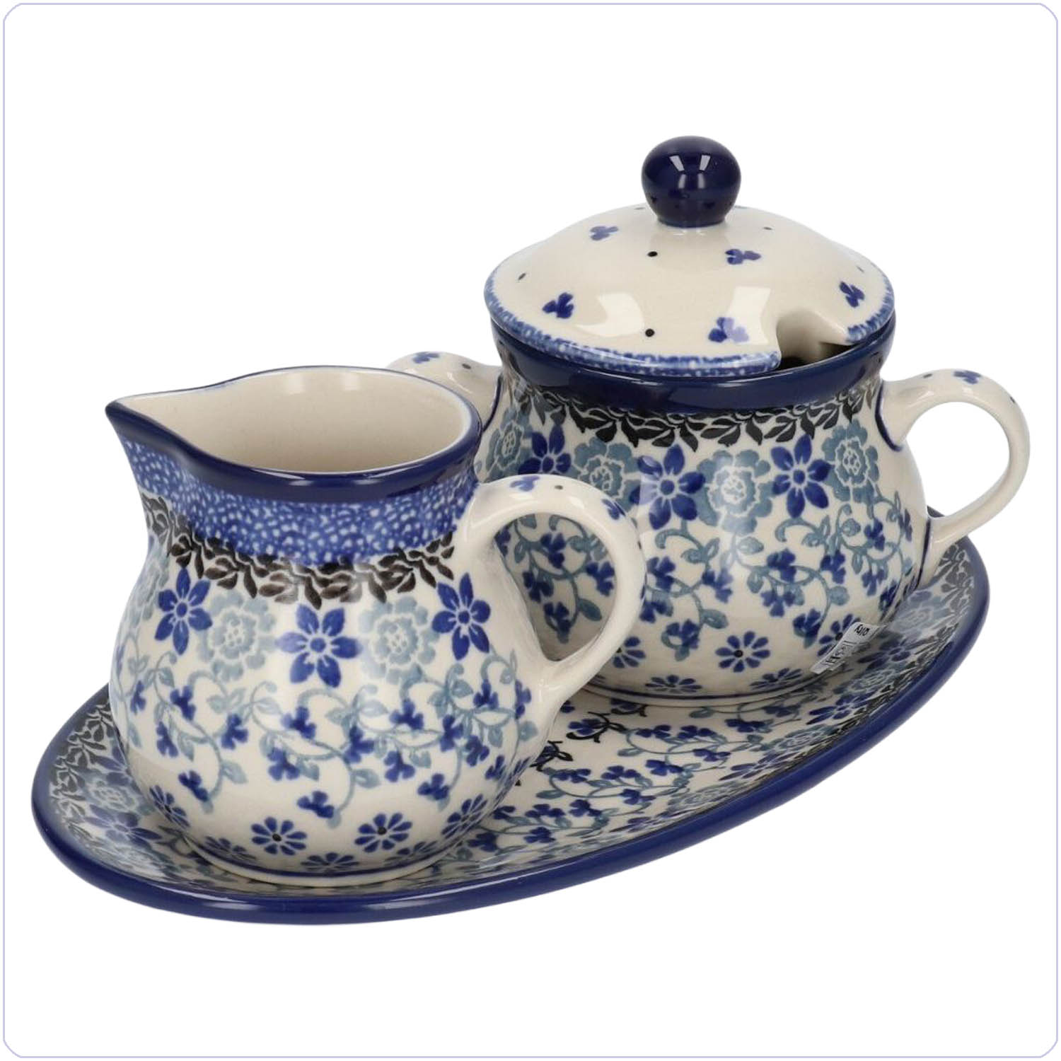 Bunzlau Roomstelletje 3 delig (RS01) - Belle Fleur (1829)
