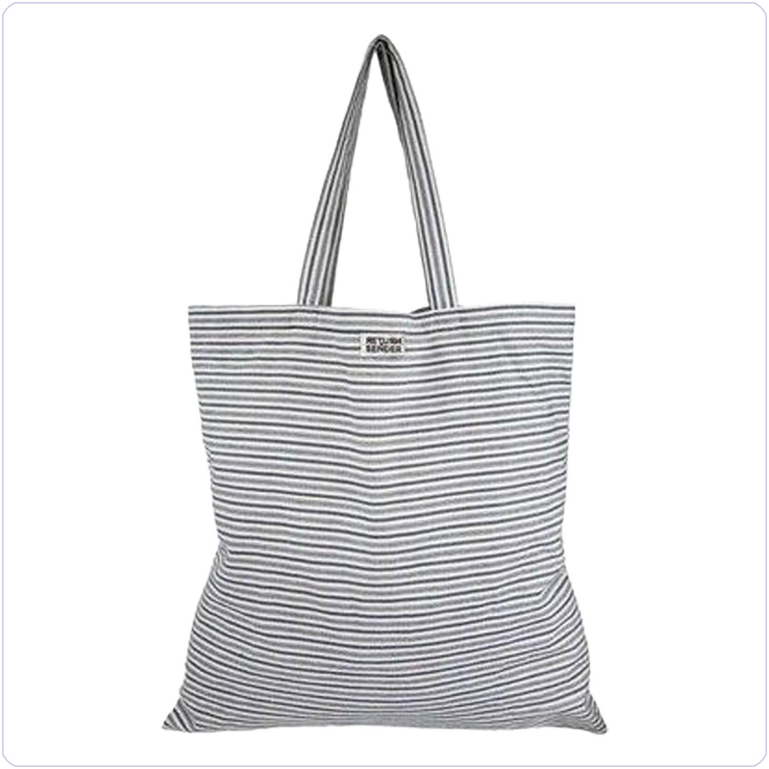 Bunzlau Blauw wit streepjes tas (RTS8)