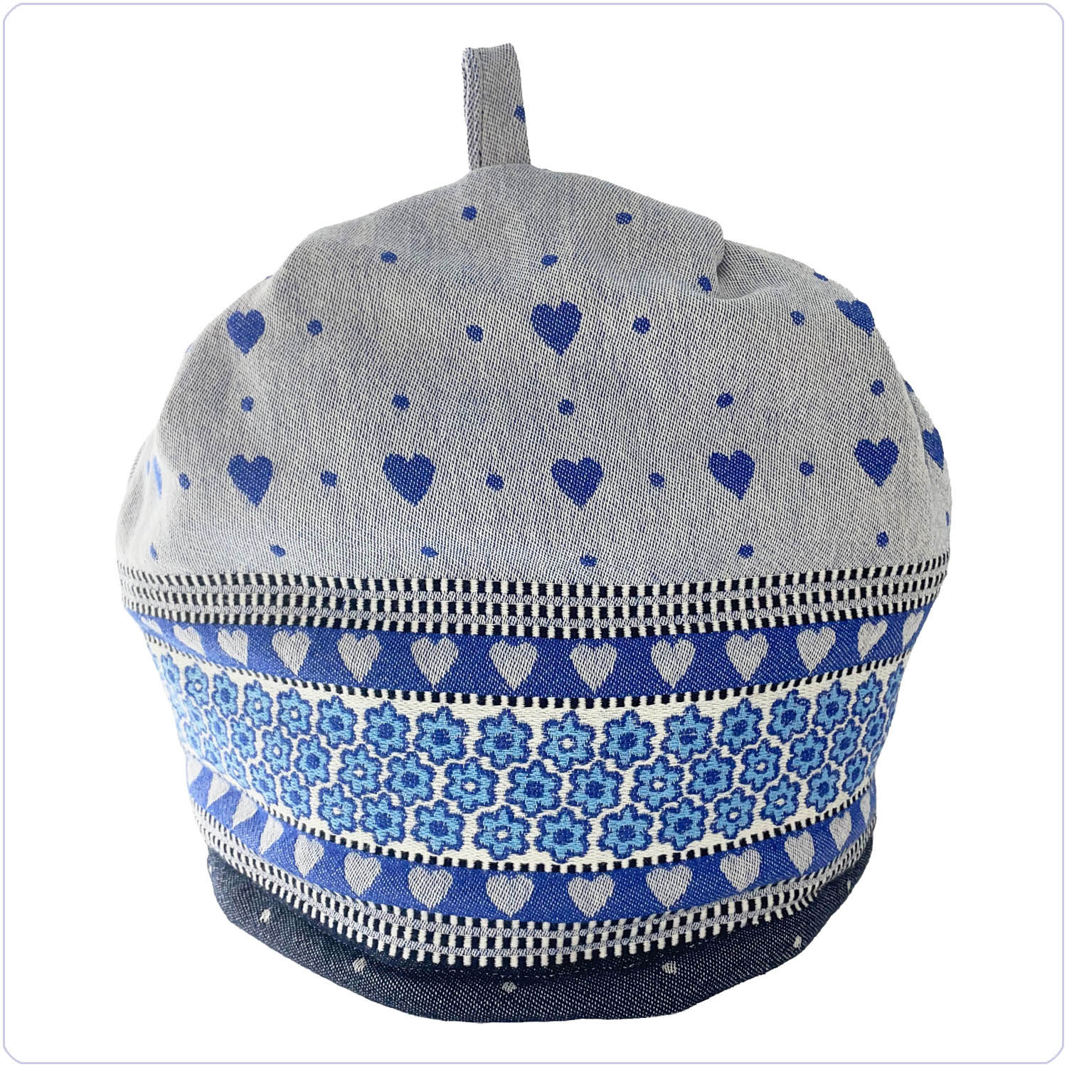 Bunzlau Theemuts hardblauw Valentine 2ltr (TM04)