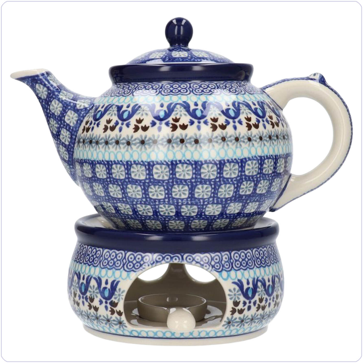 Bunzlau Theepot & Stoof<br>1800ml / 2000ml (TPS2) - Marrakesh (1026)