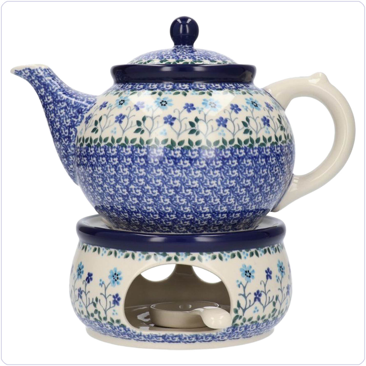 Bunzlau Theepot & Stoof<br>1800ml / 2000ml (TPS2) - Spring Hill (2785)