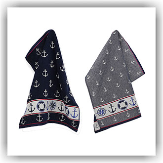 Bunzlau Setje Maritiem d.blauw (TS27)