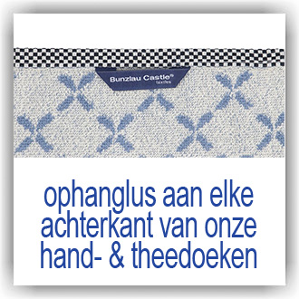 Bunzlau Setje Belle Fleur d.blauw (TS58)