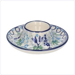 1145 Platte eierdop 3316 Blue Garden