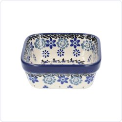 1428 Vierkant bakje 10x10cm 1829 Belle Fleur