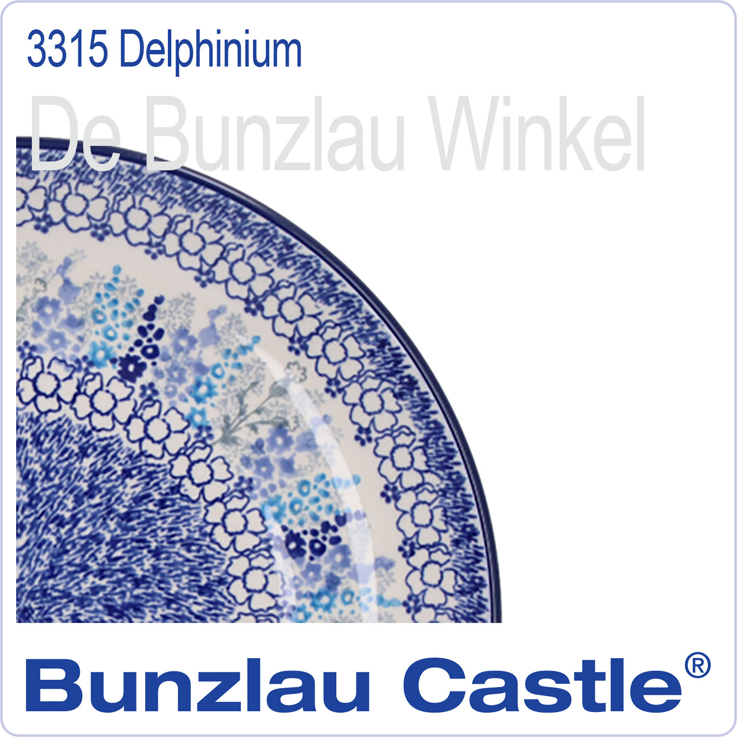 Bunzlau Delphinium (3315)