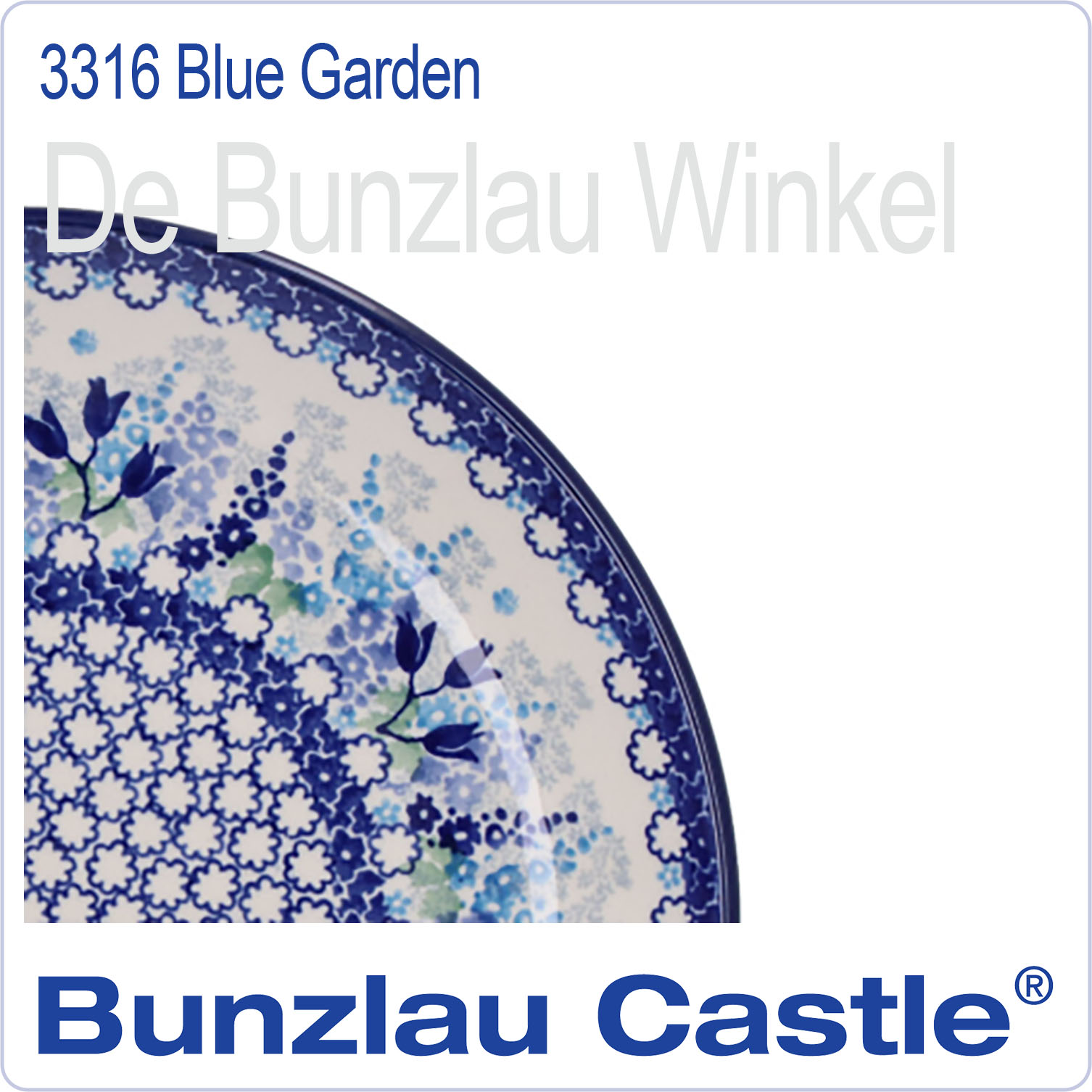 Bunzlau Blue Garden (3316)