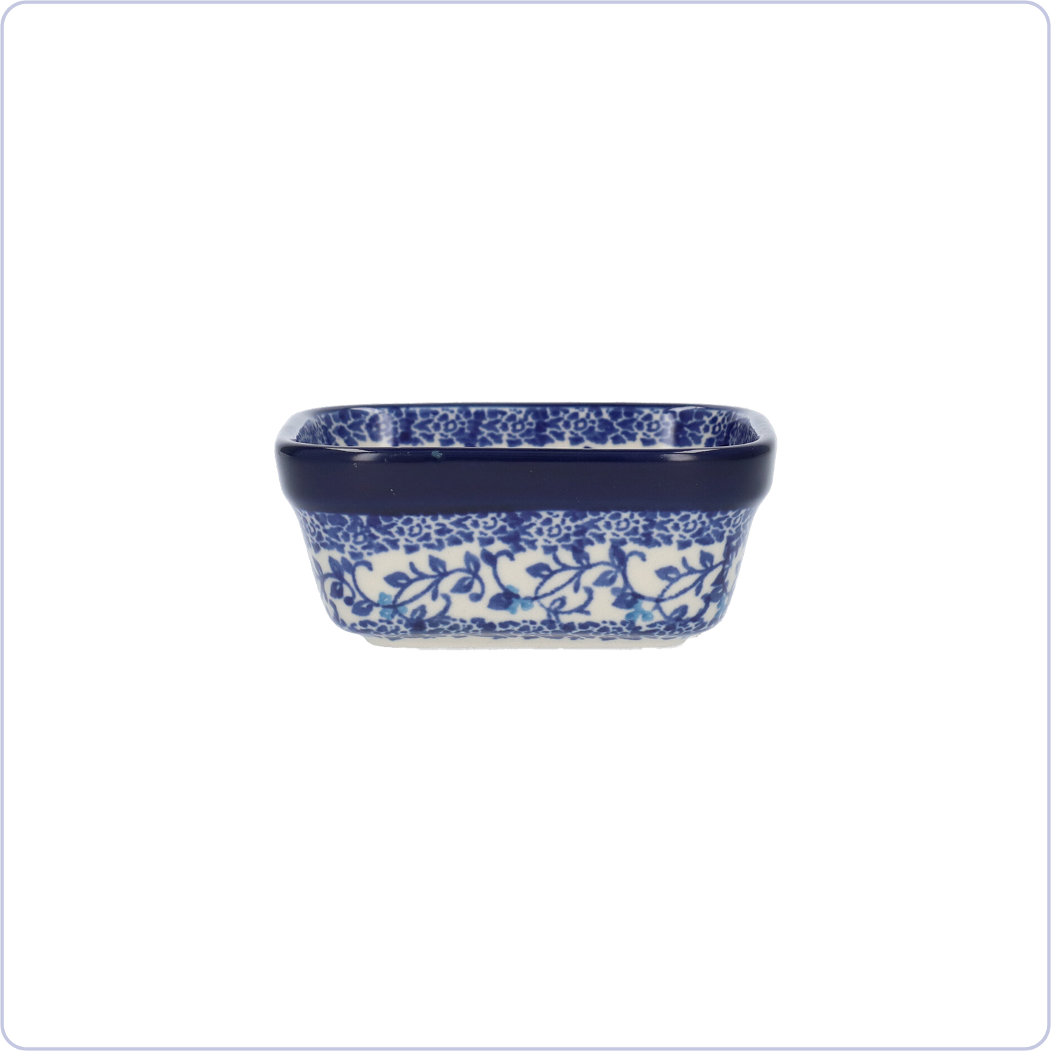 Bunzlau Vierkant bakje 10x10cm (1428)