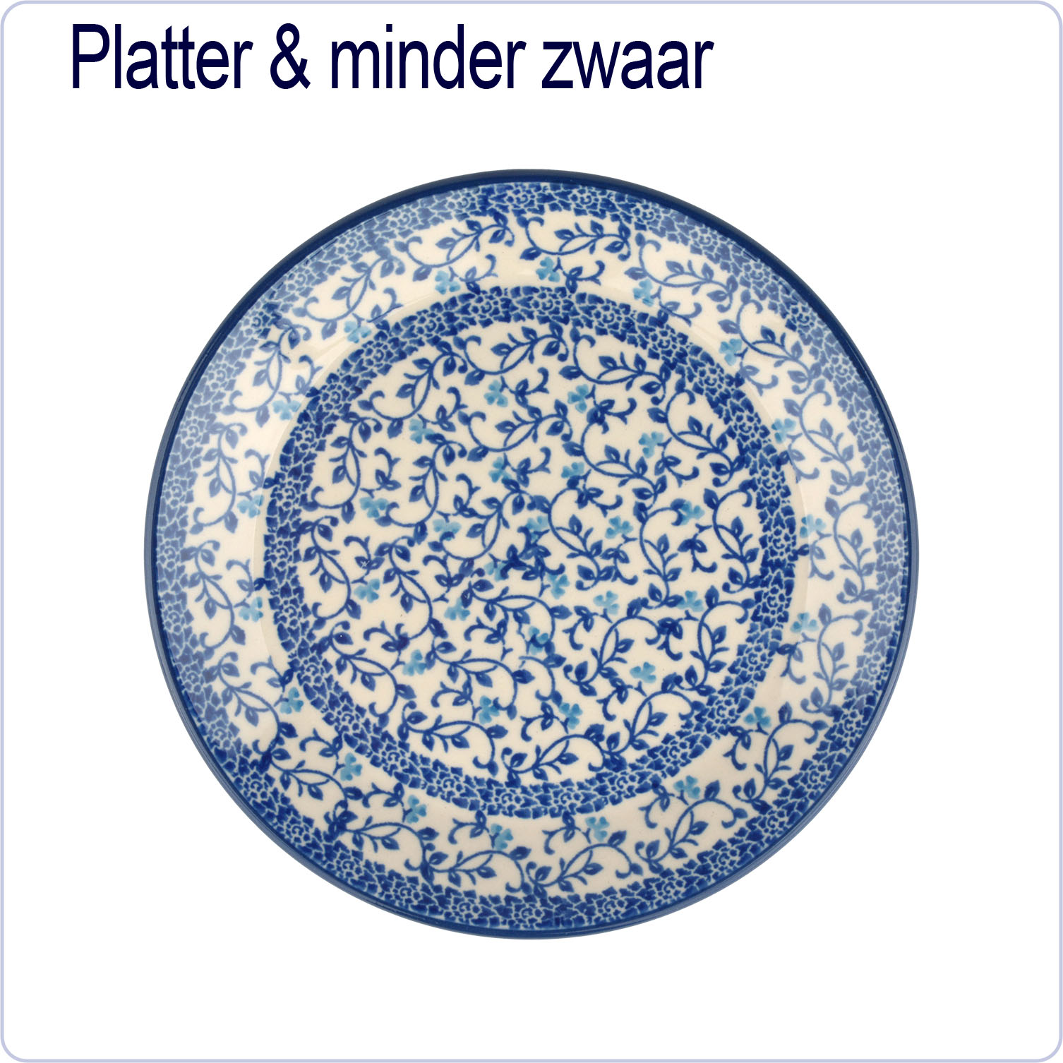 Bunzlau Plat ontbijtbord Ø19.5cm (2455)