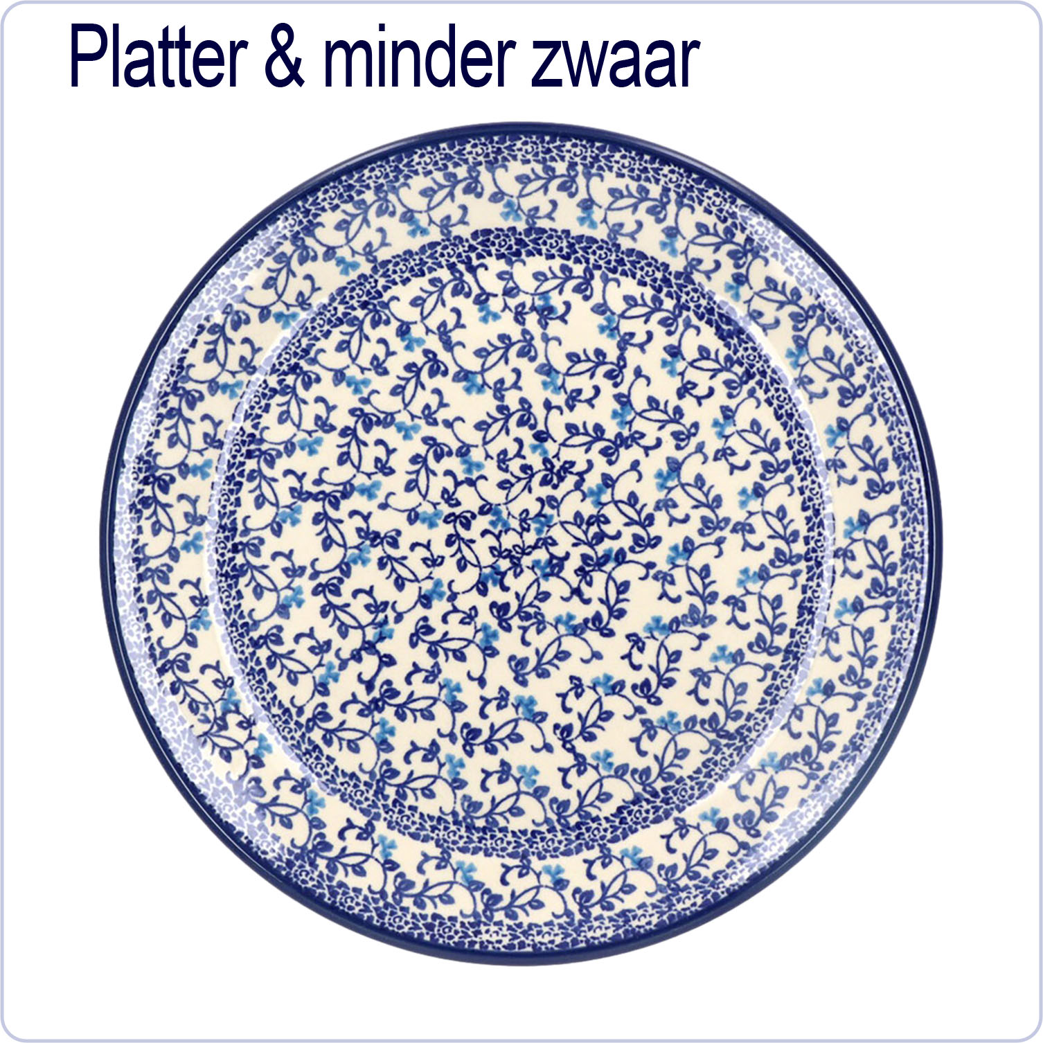 Bunzlau Plat dinerbord Ø25,5cm (2463)