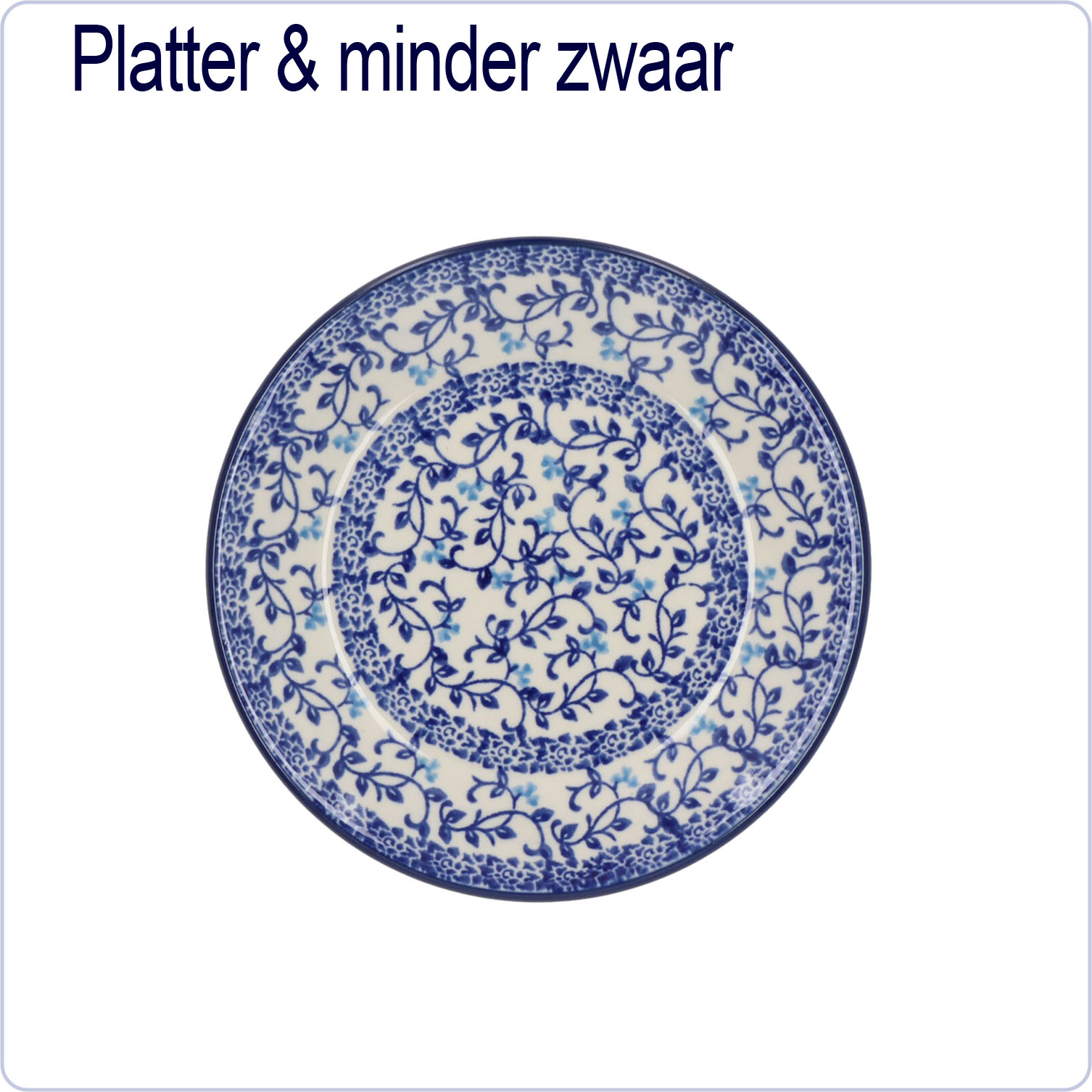 Bunzlau Plat gebaksbordje Ø15,5cm (2595)